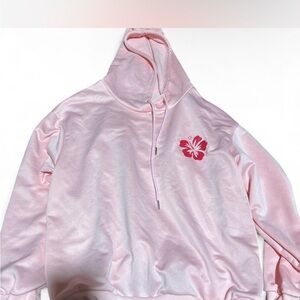 SHEIN Pink Hoodie with Floral Design